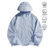 Nylon Quick-drying Sunscreen Clothing, Light and Breathable, Clear Color, Loose Couple Style, Large Brim Ventilation Hole, Pull Hat Rope 1111