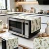 30x90cm Dust Resistant Cotton Linen Microwave Cover Household Linen Cloth