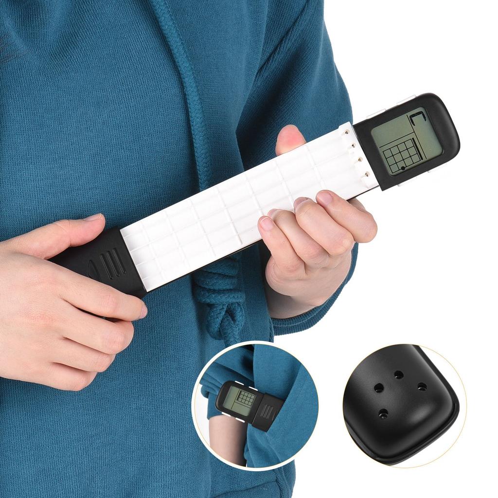 Portable Ukulele Chord Trainer Uke Fingering Practice Tool with 360 Degrees Rotatable Chords Chart Screen for Ukelele