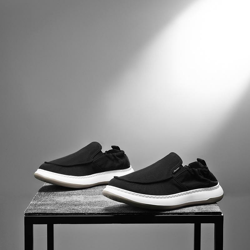 Men's Canvas Fabric Casual Sneakers 2025 Casual Shoes Sports and Leisure Non-Slip Ventilate Sneakers Loafers Summer New Sneakers