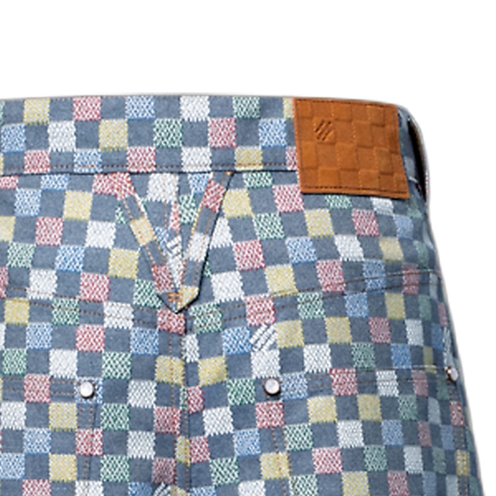 LOUIS VUITTON SS25 Casual Shorts Men's Blue 1AHCS9
