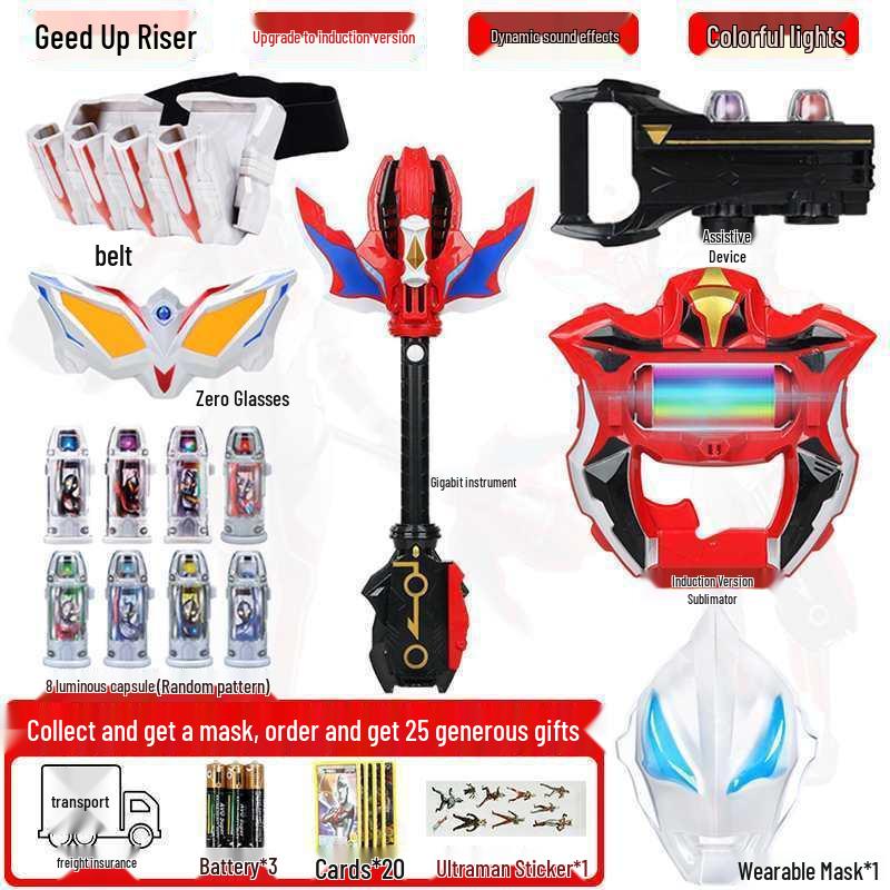 Geed Riser Kamen Rider Transformation Set with Zero Glasses & Capsule