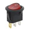 Round Rocker Plug DIY Light Switch Car Button Lights Power Switch Switches