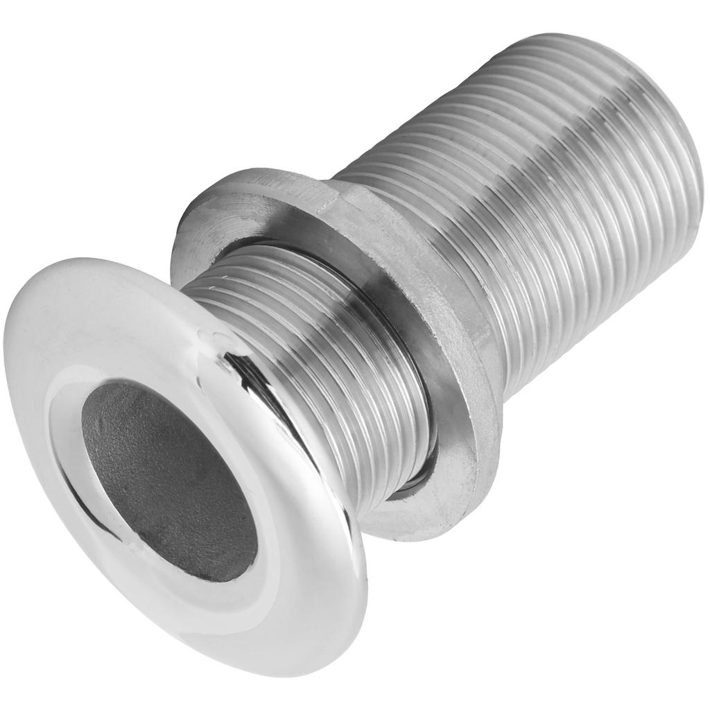 Thru Hull Fitting Connector Stainless Steel MJS022 Outlet Joint for Boats Yacht Hose1in