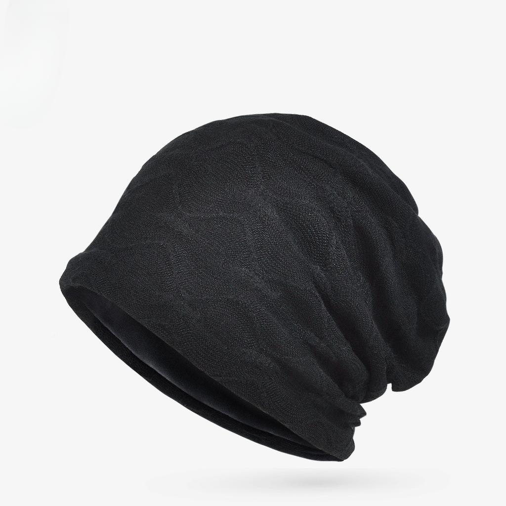 Solid Color Cotton Couple Headgear Stacking Hat