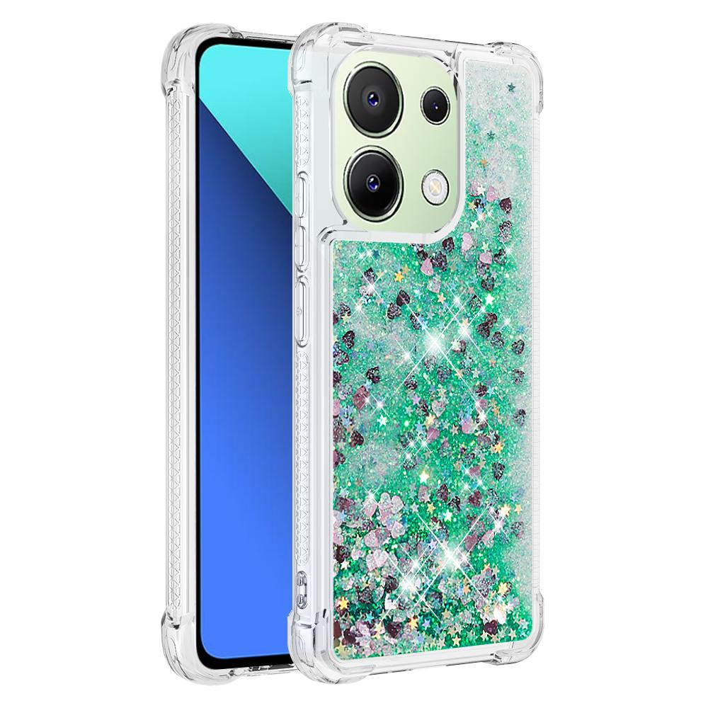For Xiaomi Redmi Note 13 4G TPU Case Glitter Quicksand Shockproof Phone Back Cover