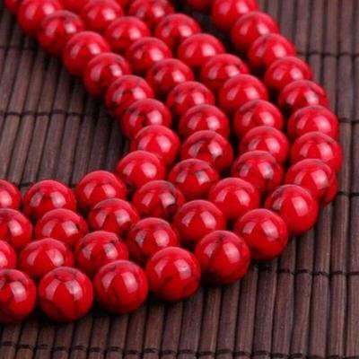 Natural Red Turquoises Spacer Beads For Jewelry Making