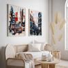 Set of Two Abstract Posters