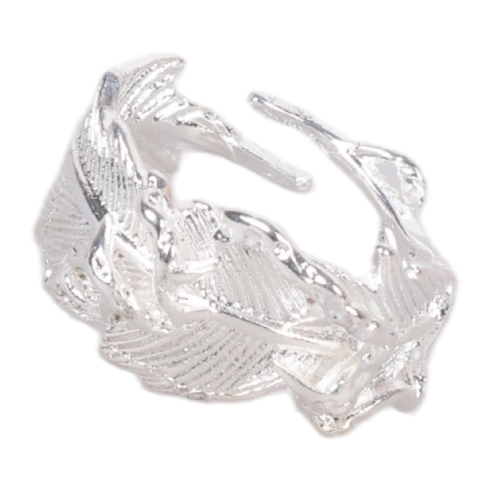 

Elegant Feather Thorn Designs Adjustable Ring Alloy Jewelry Finger Accessories Fashion Accessory for Women