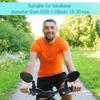 1/2PCS  Bike Mirrors, Acrylic Convex Oval Rearview for Cycling360° Rotatable Shockproof Handlebar Mount Mirrors for Mountain &