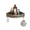 Bathroom Kitchen Shower Corner Shelf No Drilling Wall Mounted Adhesive Storage Rack Closet Organizer Wall Home Shelf Shelves
