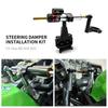 Motorcycle Accessories Steering Stabilize Damper Bracket Mount CNC Aluminum For Kawasaki Ninja 400 Ninja400 EX400 2018-2022