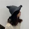 Temperamental Big Brim Witch Hat - Knitted Halloween & Christmas Style for Women