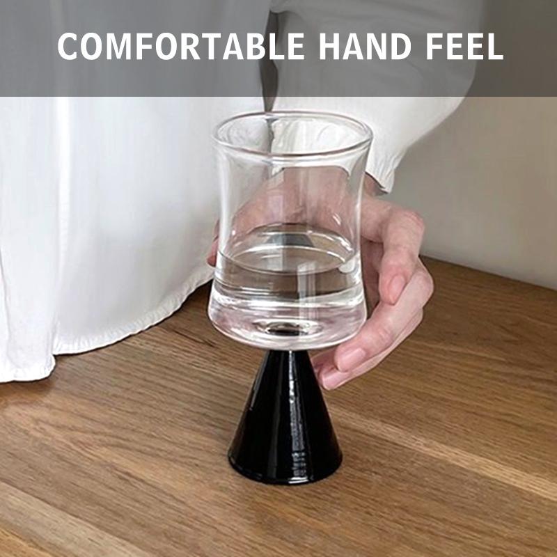 8.4oz Trumpet Goblet Cocktail Sparkling Wine Glasses Home Coffee Milk Juice Cup Present for Girlfriend Or Friends