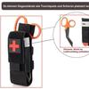 Outdoor Tactical Medical and Scissors Pouch with EDC Tourniquet & Flashlight Storage