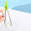 8PCS Eraser Protractor Plastic Triangle Ruler Portable Ruler Compasses Set  School Office