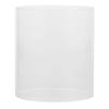 Remplacement Abat-jour Cylindrique en Verre Transparent pour Bougeoir Ouragan, Couvercle Cheminée Transparent pour Décoration de Maison et de Mariage
