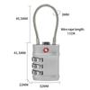 TSA Zinc Alloy Customs Password Lock Combination Lock for Travel Luggage Suitcase Anti-theft Code Padlock Customs Code Lock