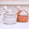 Bunny Statue Desktop Figurine Ornament Decorative Home Decor Statue Desktop Figurine Ornament For Decor Resin Rabbit Basket