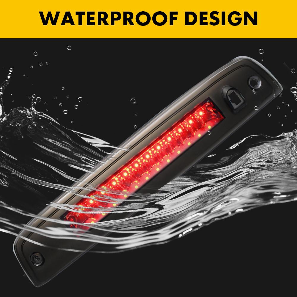 Für Ford Expedition 2003-2016 Geräucherte LED 3. Bremsleuchte Rückfahr-Ladeleuchte Hoch angebrachte Pickup-Rückleuchte Hintere Bremsleuchten