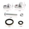 Rear A/C Block Off Kit Line Terminator For 02-09 Chevy Trailblazer GMC Envoy Select Minivan, Mid-Size & Compact SUV Aluminium