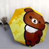 1pc Brown Bear Auto Personality Cute Personality Umbrella 8-Bone Design Compact Gear for Outdoor Travel, Perfect Helloween Chrismas Gift for Friends O