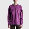 STONE ISLAND Fw21 Sleeve Logo Long Sleeve Sweatshirt Men Sweatshirt Purple Red 741564450-V0045