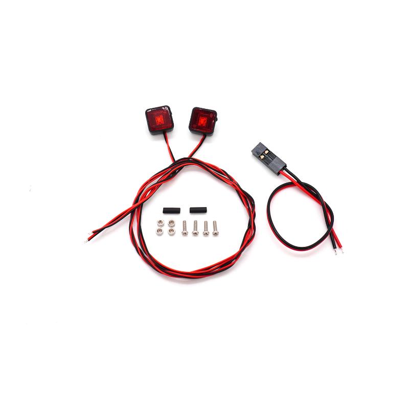 1 Set For  Trx4 D90 D110 Rc4Wd Scx10 90046 Tamiya 90053 1/10 1/14 Rc Car Led Warning Light Profile Light