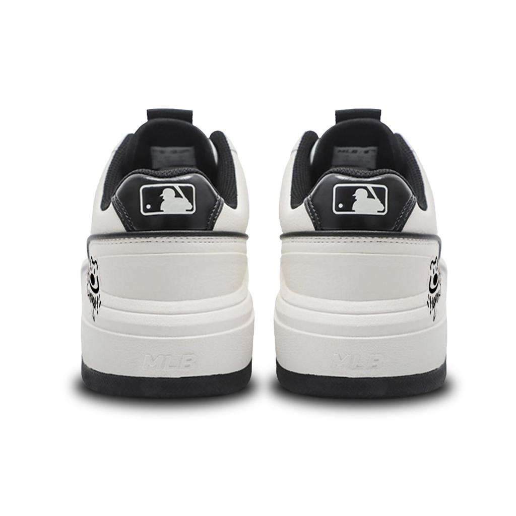 MLB Chunky Liner Slip Resistant Cushioning Abrasion Resistant Lightweight Height Increasing Low top Skateboard Shoes 3ASXCA12N-50WHS(Team58- )