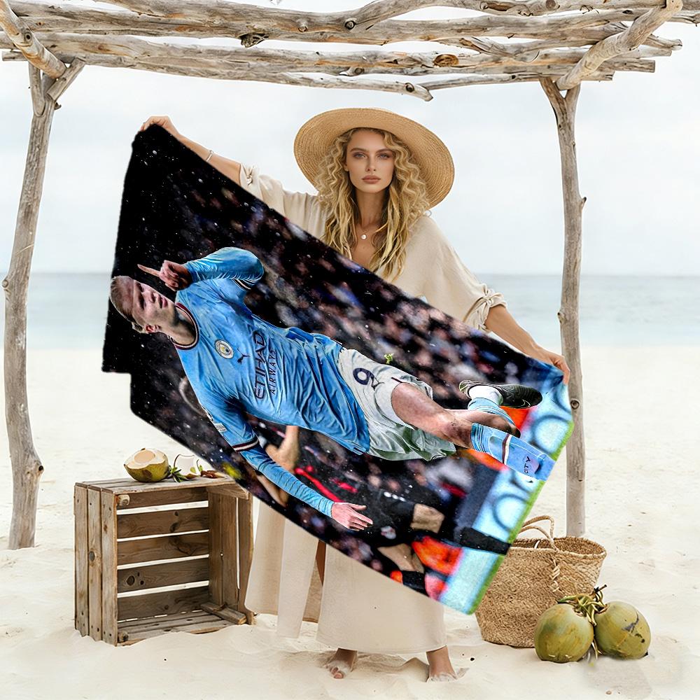Asciugamano da Spiaggia Stile Haaland Alta Assorbenza & Asciugatura Rapida Confortevole Leggero