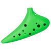 12 Hole Pottery Flute ABS Plastic Ocarina Musical Instrument with Carrying Bag Accessories for Music Lover and Beginner