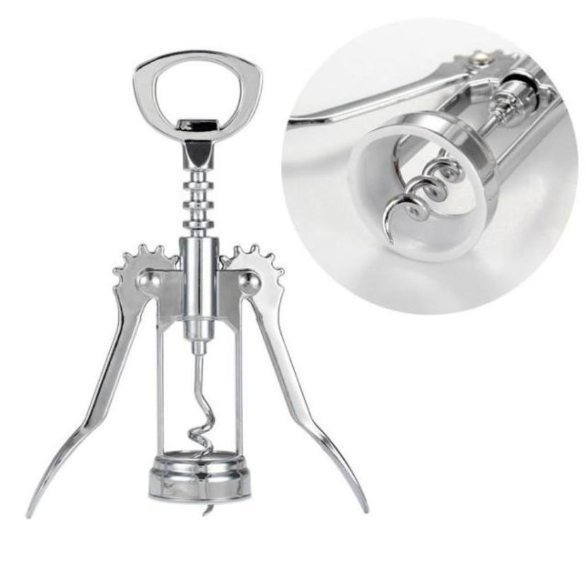

Bottle Opener Stainless Steel Wine Openers Strong Wing Pressure Cork Wine Opener Kitchen Dining Room Bar Accessories