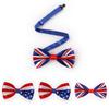 Stilvolle Union Jack USA Flagge Seidenfliege für Kostüme