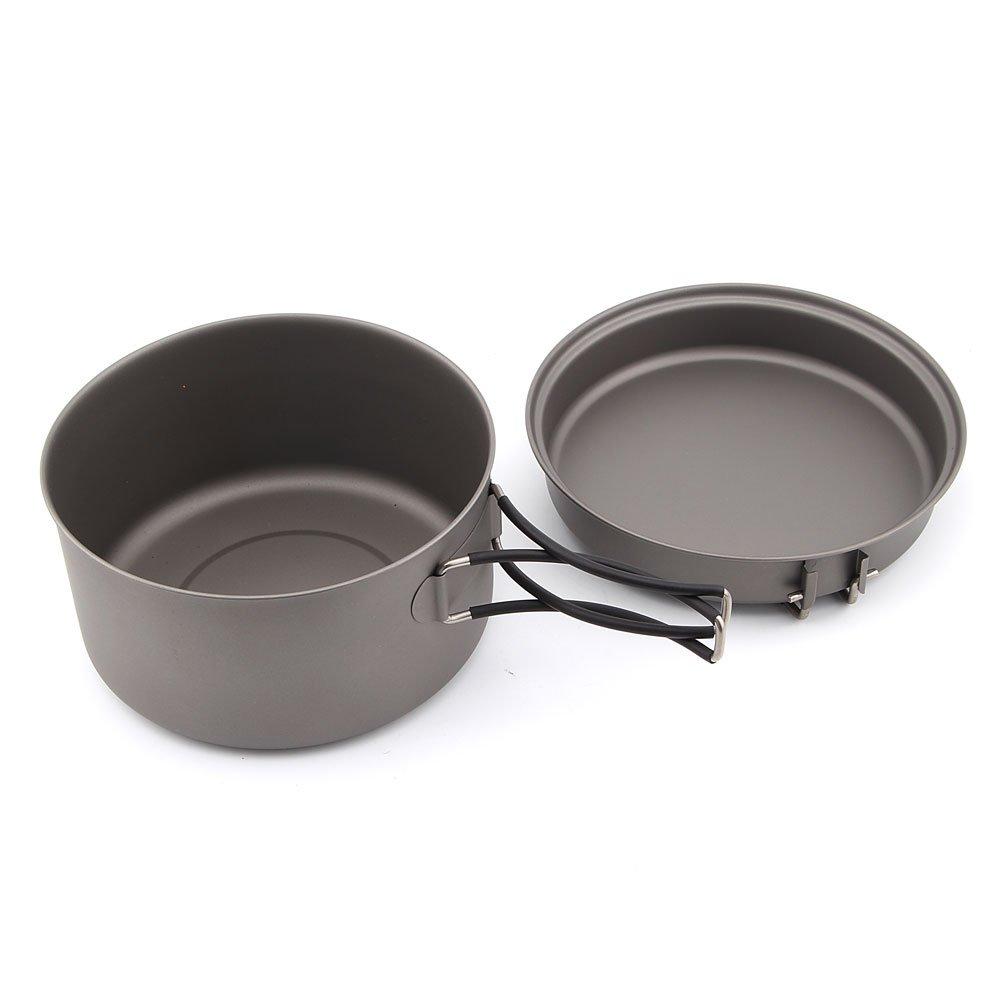 TOAKS Titanium Camping Pot 1100ml 1300ml 1350ml 1600ml 2000ml Pan (1350ml + [CKW-1350])