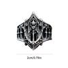 Gothic Vintage Ring Medieval Castle Inspired Design Elegant Jewelry For Women Men Unisex Gift Zinc Alloy Durable Comfort Fit