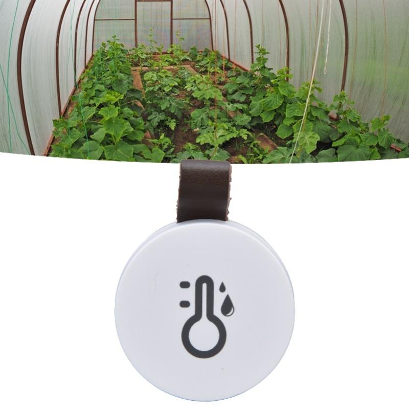 Electronic Bluetooth 5.0 Temperature Humidity Meter Monitor Mini Wireless Thermometer Hygrometer For Greenhouse bianco