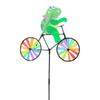 Yard Lawn Decor Animal Bicycle Wind Spinner Bee Outdoor Windmill Durable Bicycle Windmill