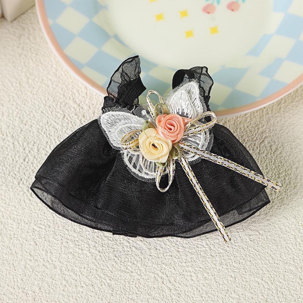 Miniature Princess Dress for 10cm Cotton Dolls Cute DIY Doll Clothes Fashion Accessories Lovely Outfit Gifts for Girls Friends