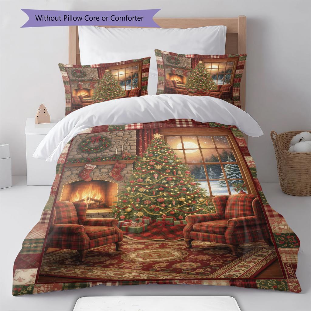 Set Copripiumino Trapuntato con Fantasia Cartone Animato Federa Decorazione per la Casa Regalo di Compleanno (1 * copripiumino + 2 * federa, senza nucleo)