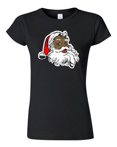 Junior Santa Claus Face Reindeer Merry Christmas Gift Humor DT T-Shirt Tee Unisex T-Shirt XXL