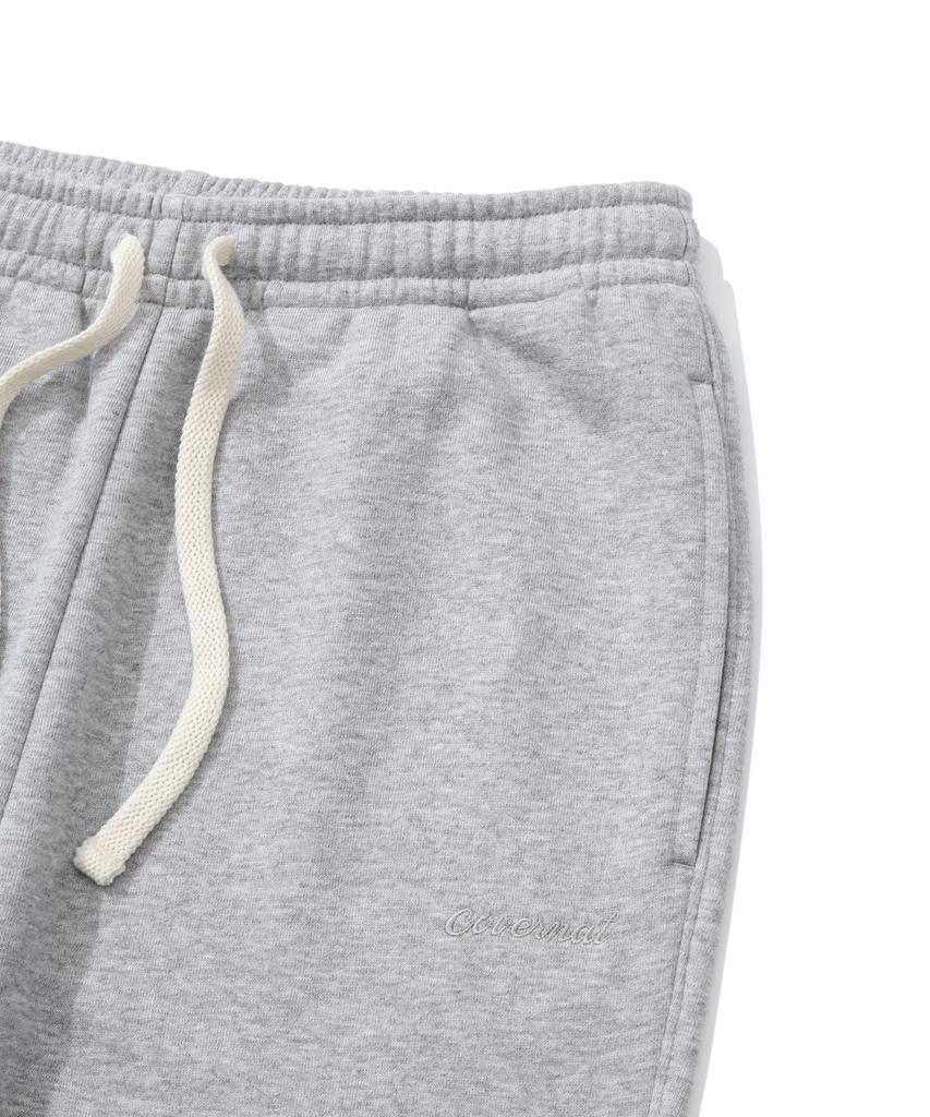 COVERNAT WOMAN Semi-Bootcut Sweatpants Melange Gray