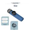 ABS Plastic Kazoo with 8 Reeds & Lanyard In PVC Blister Packaging