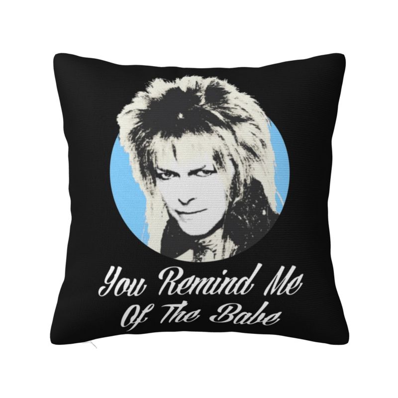 Custom Labyrinths Jareth Pillow Case Bedroom Decoration Cute Fantasy Film Cushion Decoration Salon Square Pillowcase