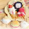Sausage Plush Food Pendant Street Food Plush Doll Toy Creative Hamburg Key Chain  Girls