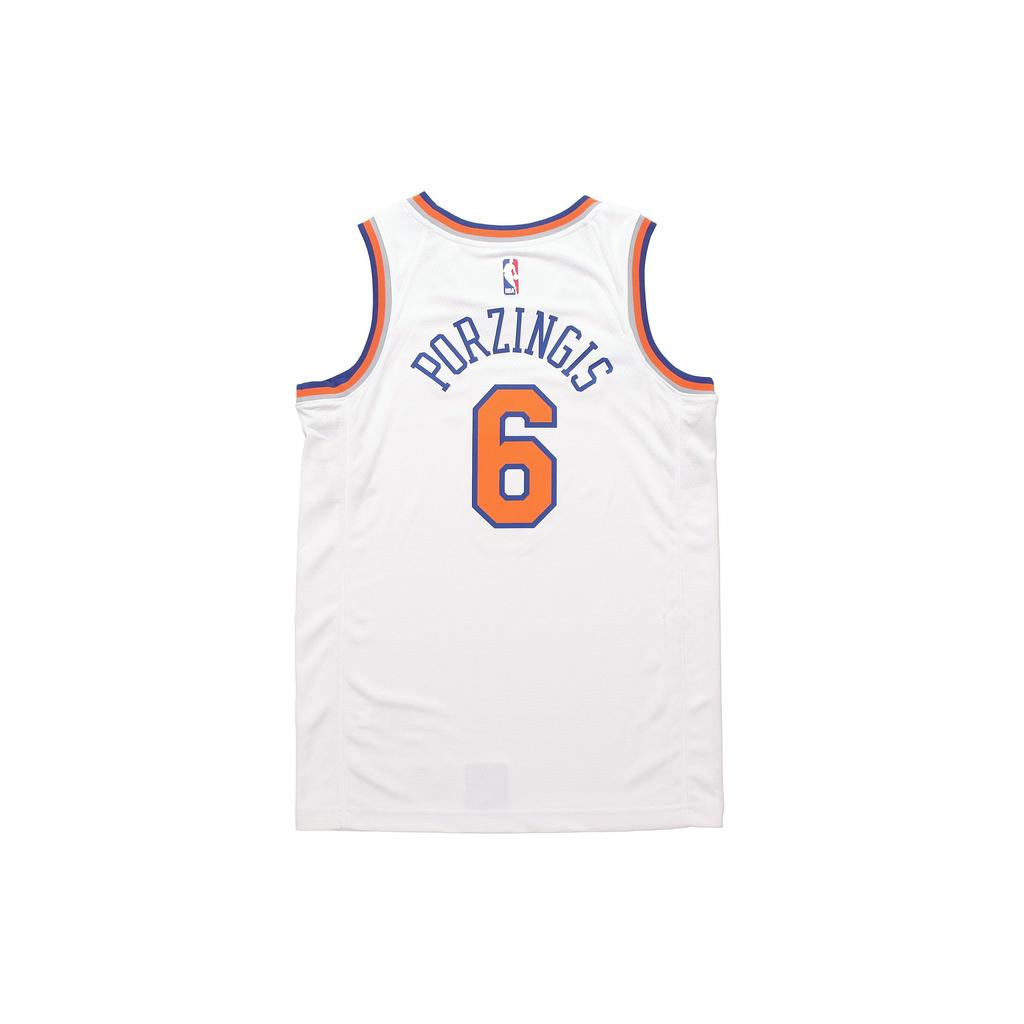 Nike Kristaps Porzingis Knicks Home Jersey Men Jerseys White 864435-100