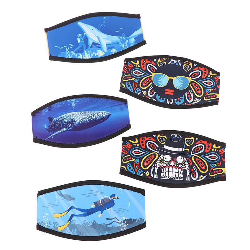 1 st Dykningsdykning Snorklingsmaskremsskydd Komfort Vadderat Skydd Hårinpackning Utrustningstillbehör Dykningsmasker Rem