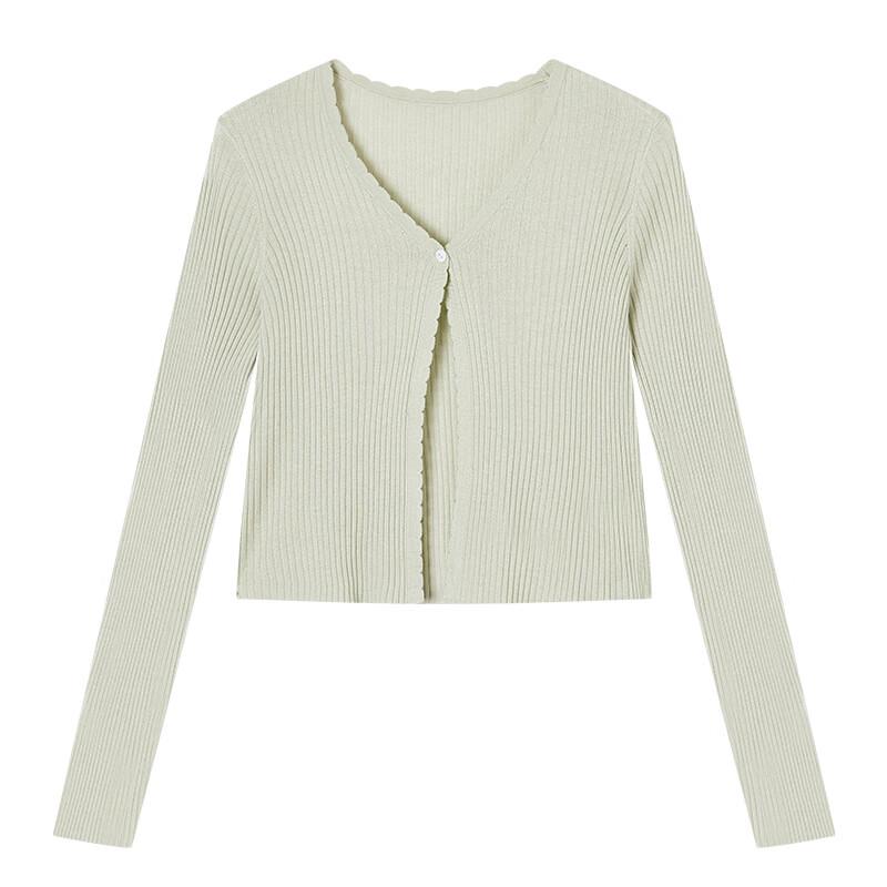 Xiangying V-Neck Knit Cardigan
