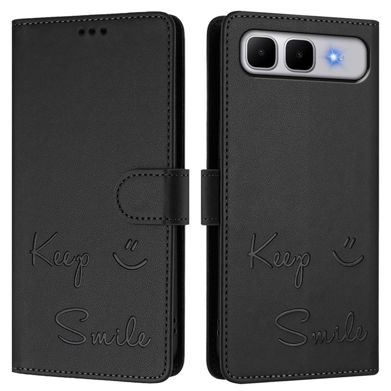 Für Infinix Smart 10 Plus Hülle Flip Etui auf Für Infinix Smart10 Plus Klassische Handy-Geldbörse Lederhülle X6725B Coque Rückseite