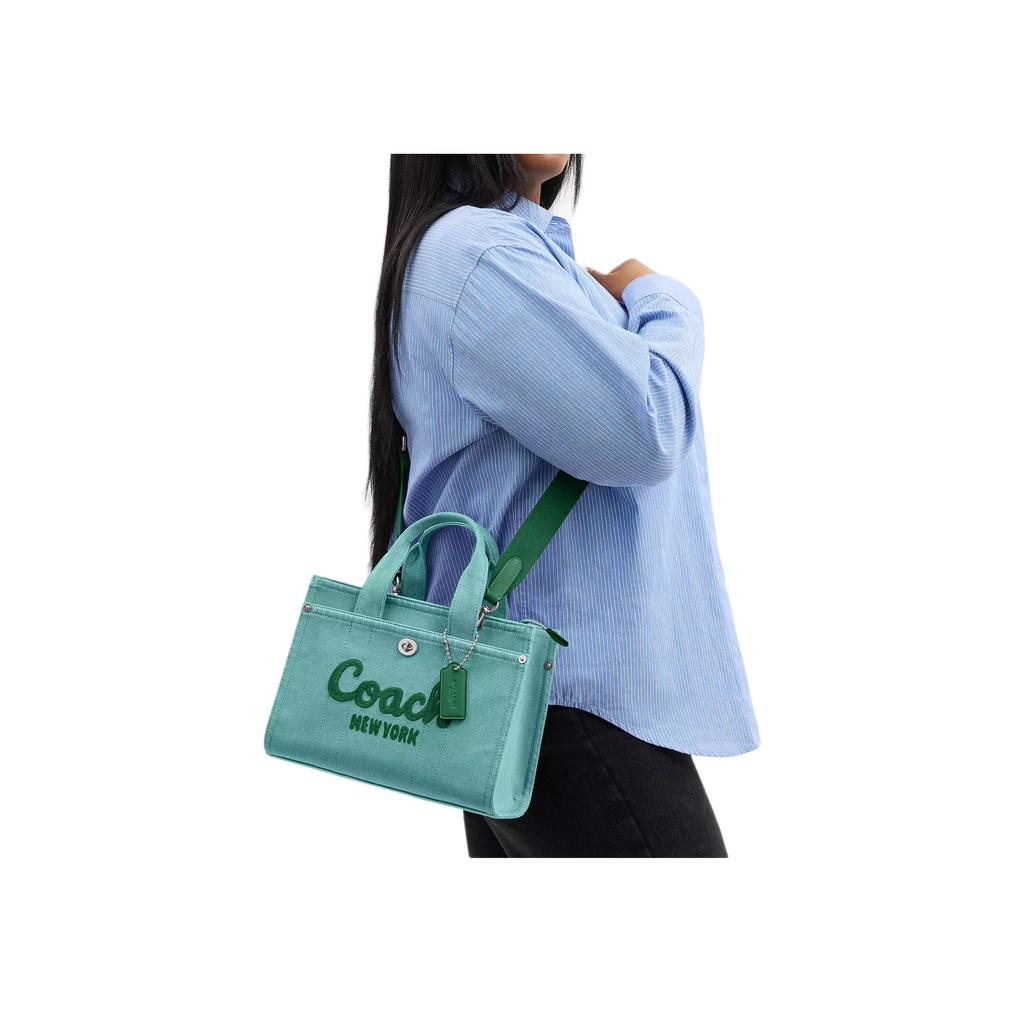 Coach Cargo Cabas 26 Brand Logo Print Tote Bag Shopping Bag Shoulder Crossbody Handbag Medium Women tote Ivy CBG46-LHIVY