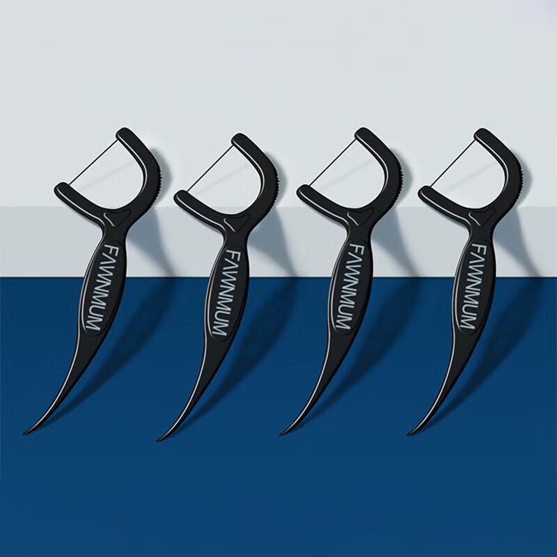 Xiaolu Mama Smooth Bamboo Charcoal Dental Floss Picks